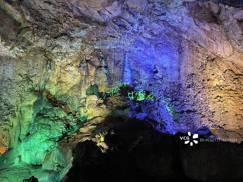 淄博开元溶洞图片素材