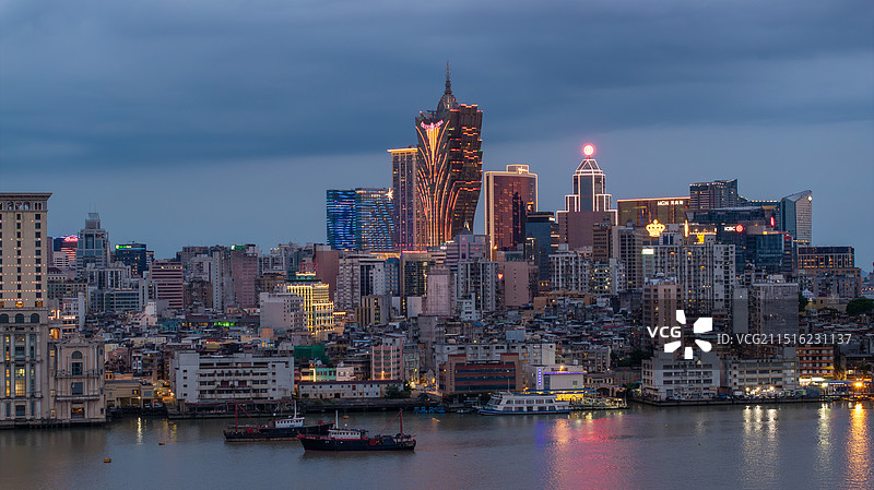 珠海横琴港澳 凯旋门广场图片素材