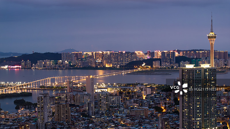 珠海横琴港澳 凯旋门广场图片素材