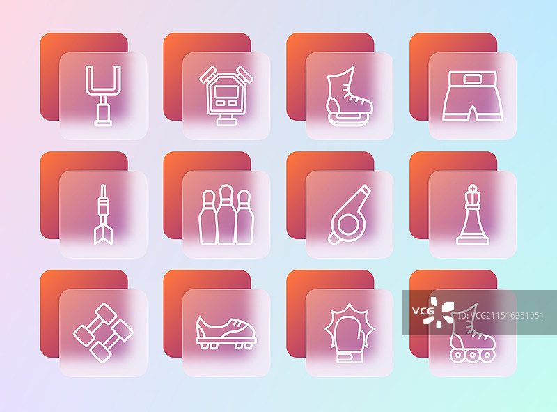 拳击短裤足球鞋和口哨元素图片素材