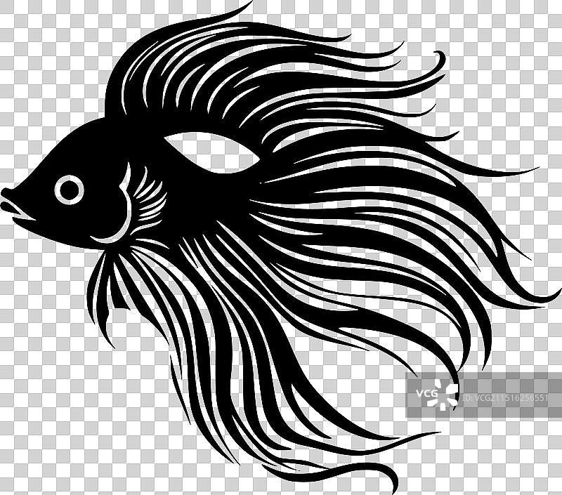 斗鱼扁平风简约logo图片素材