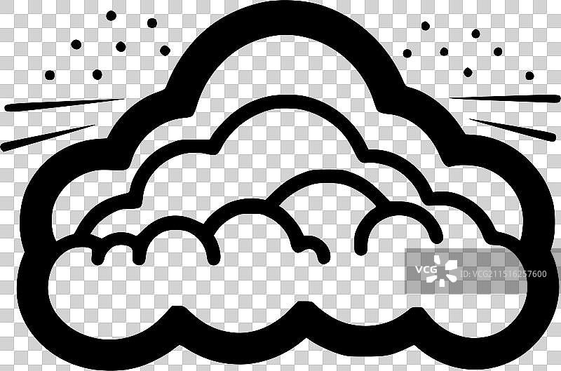 云朵极简扁平风logo图片素材