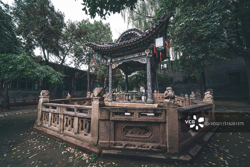 晋中太谷孔祥熙故居西花园图片素材