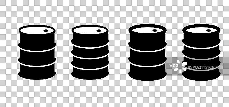 油桶或石油燃料油桶图片素材