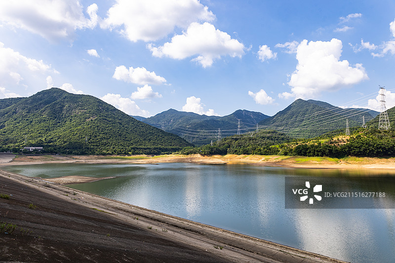 东莞清溪湖水库图片素材