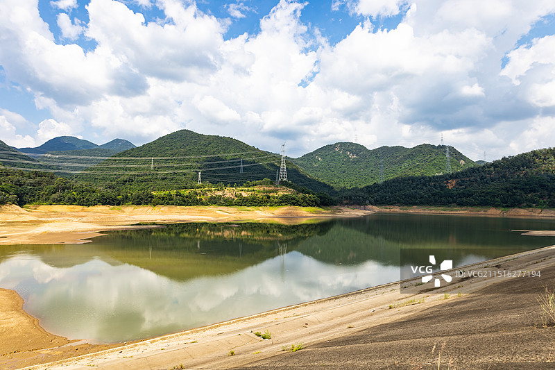 东莞清溪湖水库图片素材