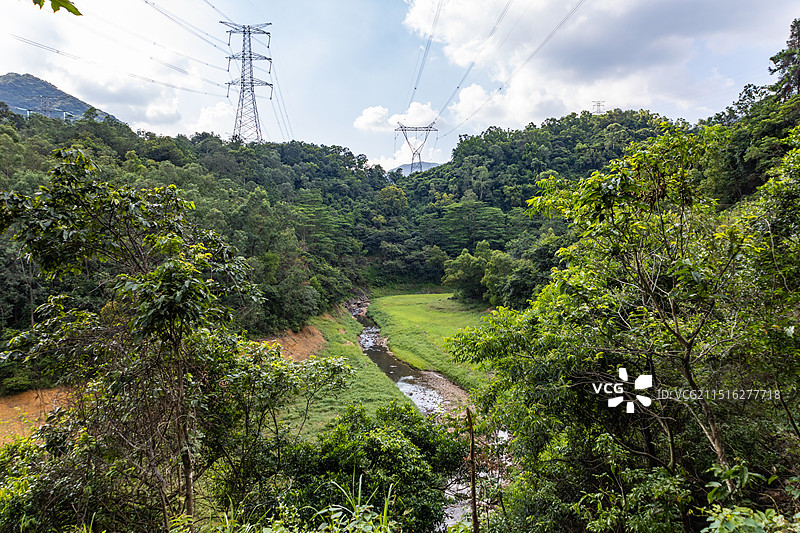 东莞清溪湖水库图片素材