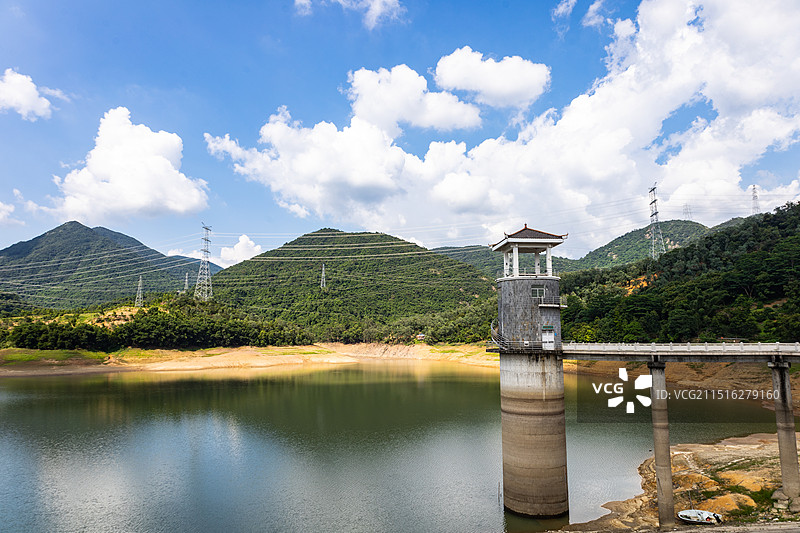 东莞清溪湖水库图片素材