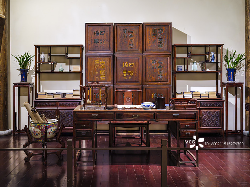 山西博物院书斋图片素材