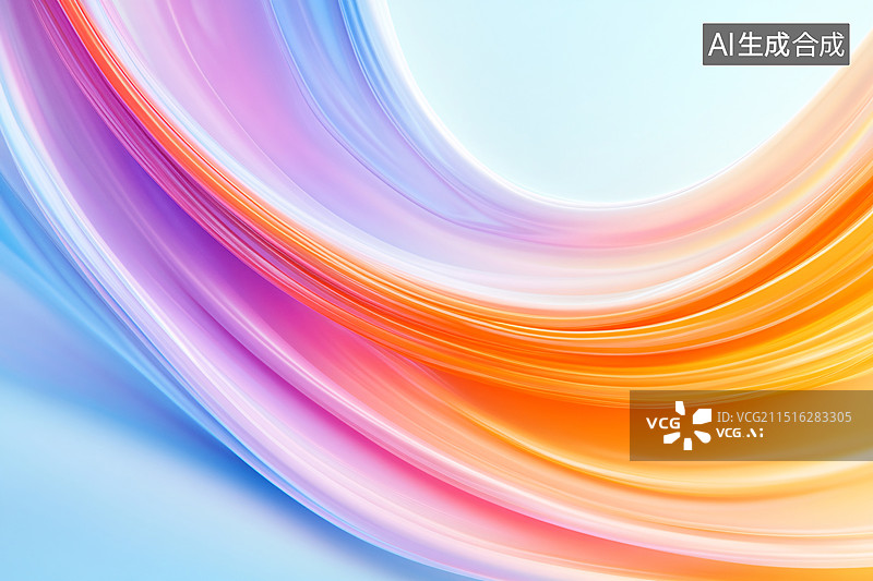 【AI数字艺术】蓝色会议kv主视觉活动主画面背景设计图片素材