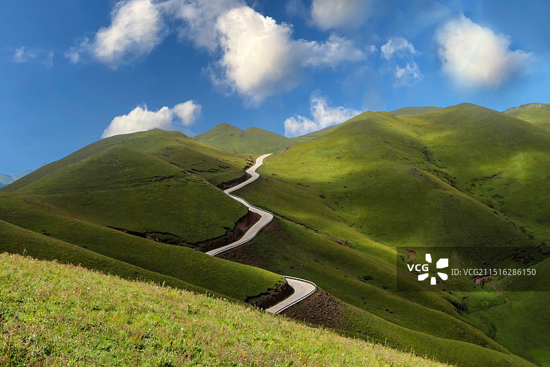 曲靖会泽大海草山景区图片素材