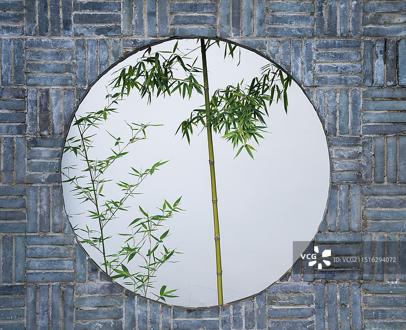 中式墙景图片素材