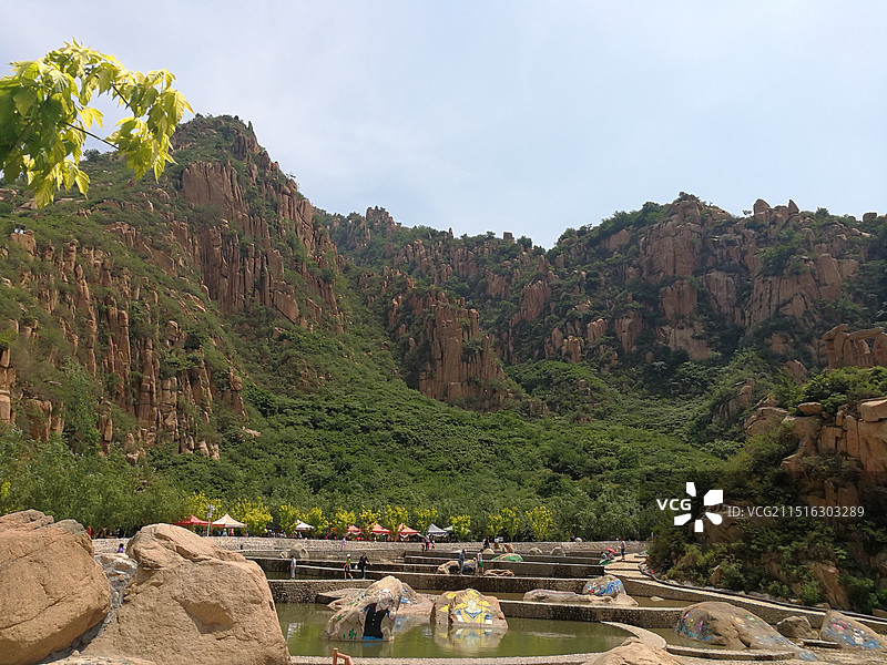秦皇岛抚宁区冰塘峪长城风情大峡谷景区图片素材