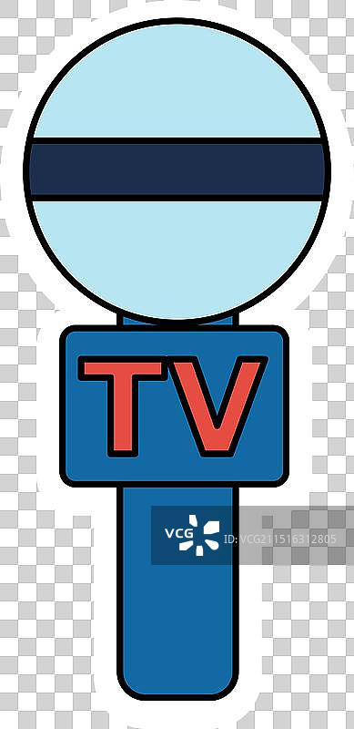 电视新闻麦克风图标图片素材