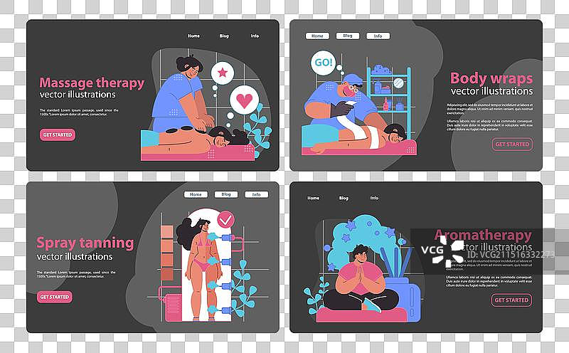 放松按摩疗法身体护理图片素材