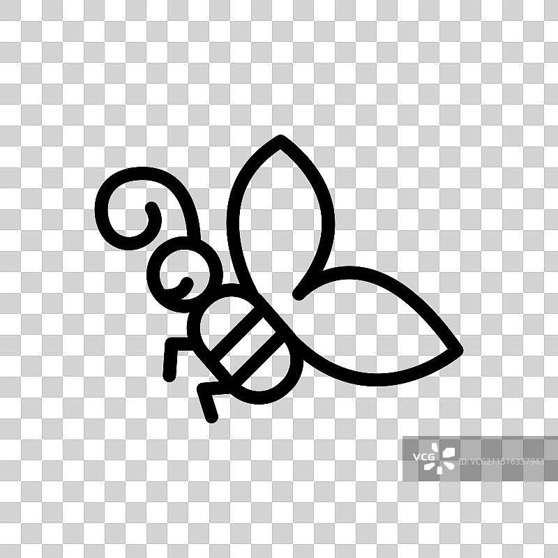 蝴蝶图标或Logo设计图片素材