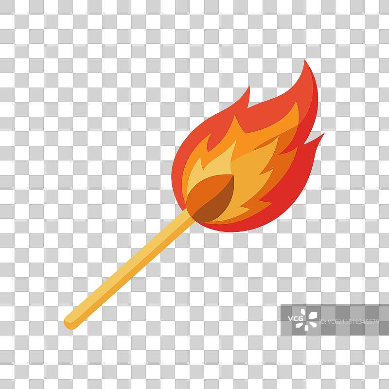 白色背景上的火柴图片素材