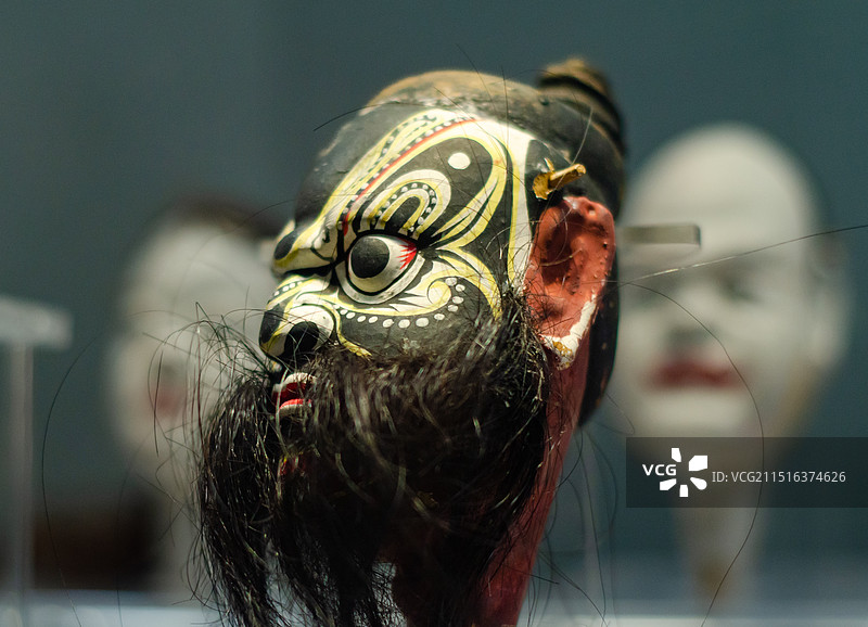 中国非物质文化遗产，傀儡戏中的木偶形象图片素材