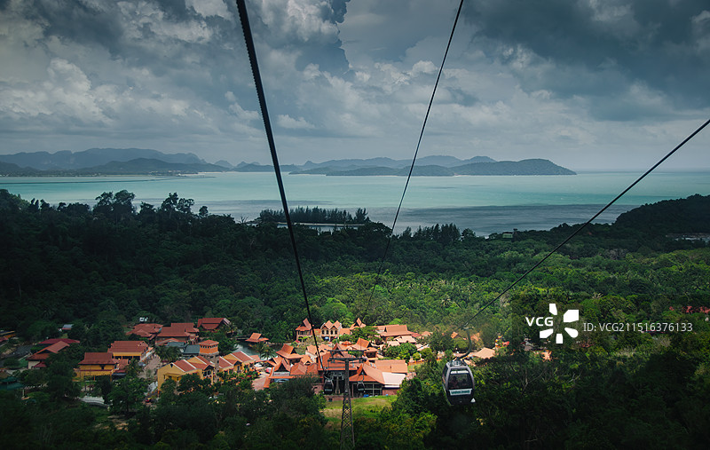 马来西亚兰卡威东方村缆车Oriental Village,Langkawi,Malaysia图片素材