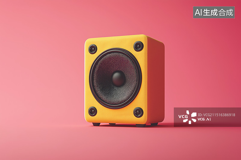 【AI数字艺术】扬声器音响喇叭图片素材
