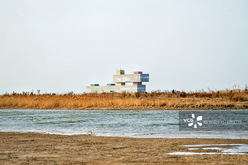 山东东营黄河入海口图片素材