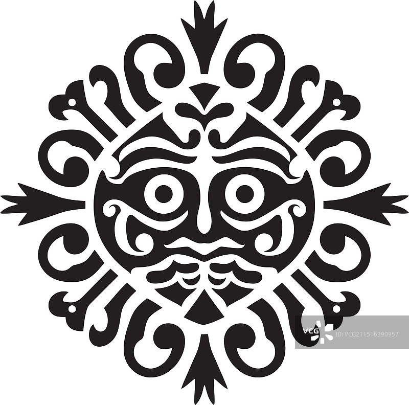 庆祝的本土灵感图形图片素材