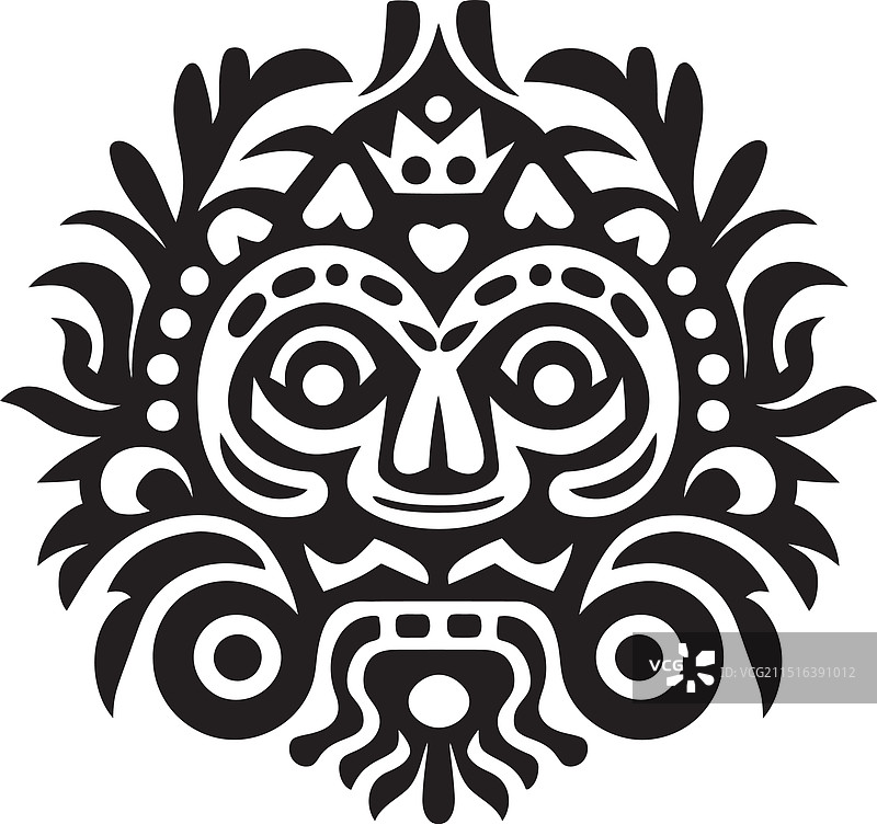 达雅克部落宝藏图案图片素材