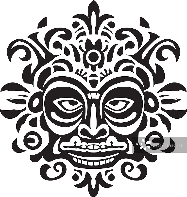 展现达雅克文化的婆罗洲美景图片素材