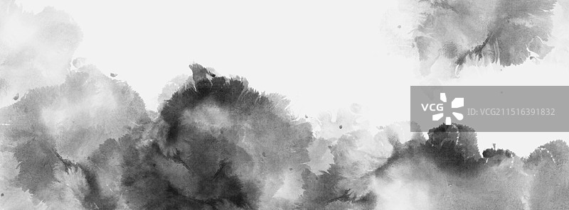 中国风水墨晕染背景图片素材