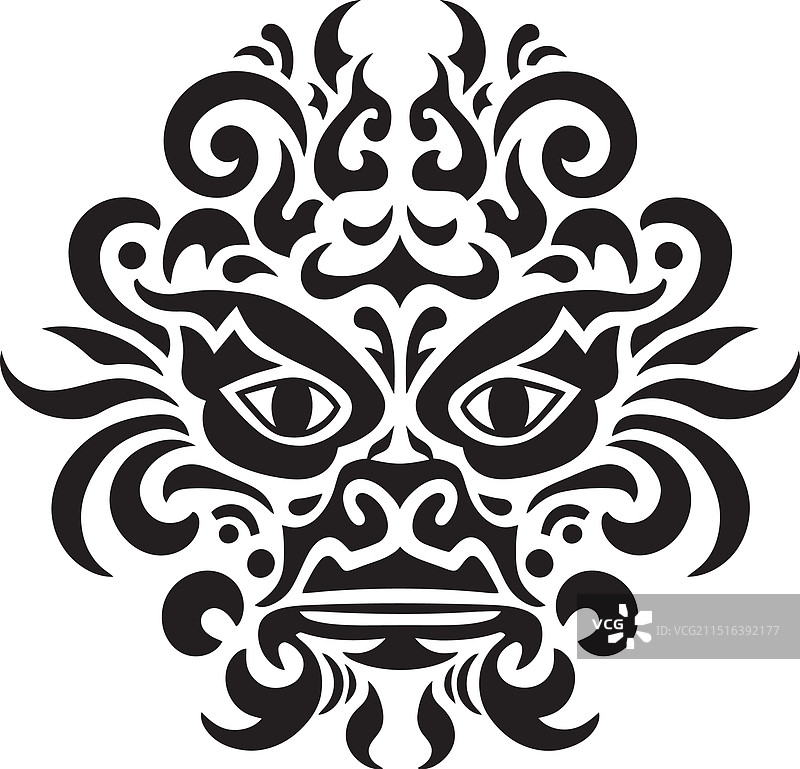 庆祝部落的部落传统图案图片素材