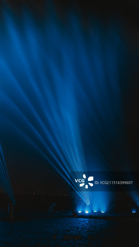 苏州金鸡湖音乐喷泉图片素材