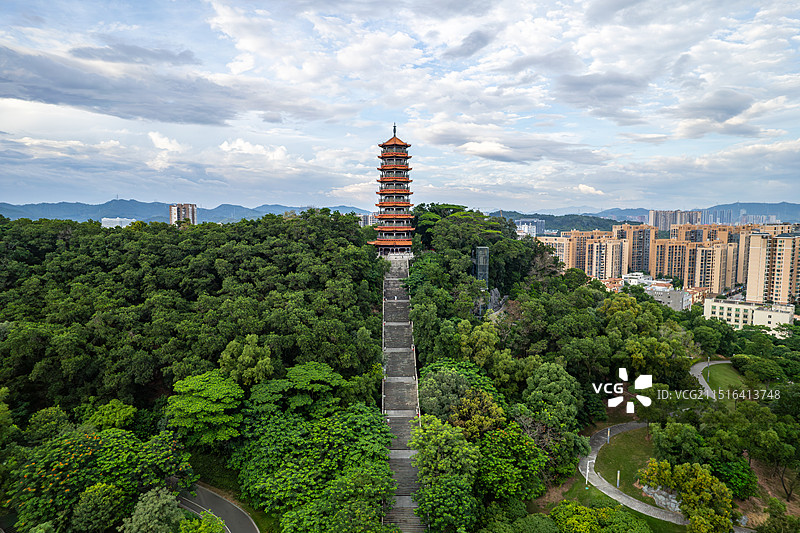 深圳光明区红花山公园图片素材
