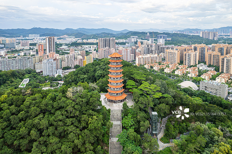 深圳光明区红花山公园图片素材