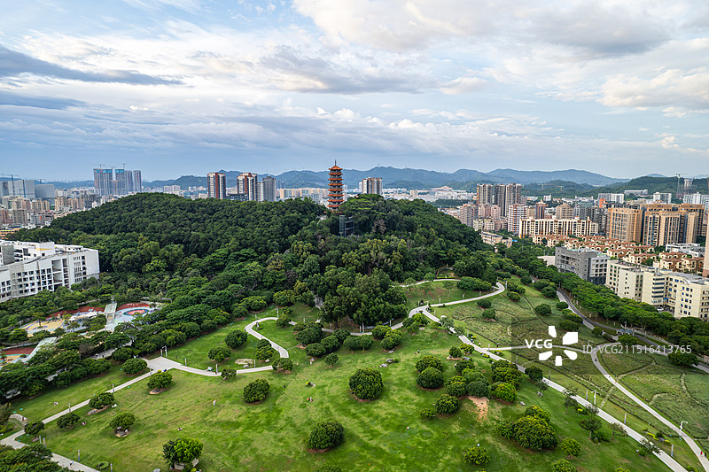 深圳光明区红花山公园图片素材