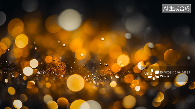 【AI数字艺术】金色光斑背景图图片素材
