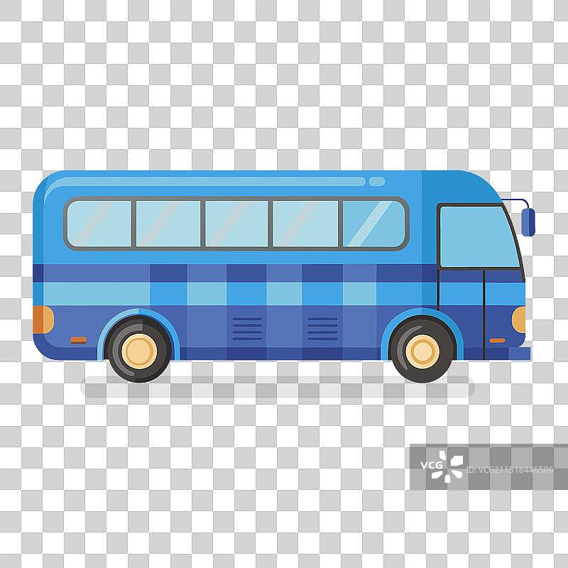 公交车道路运输图片素材