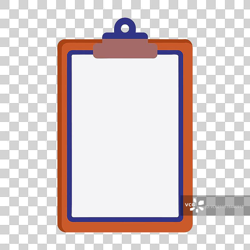 白色背景上的剪贴板图片素材