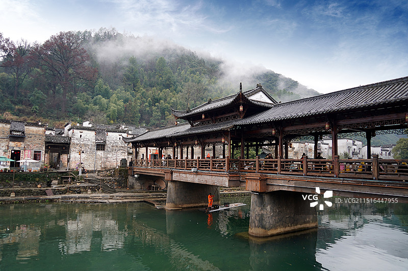 江西省景德镇市浮梁县瑶里古镇图片素材