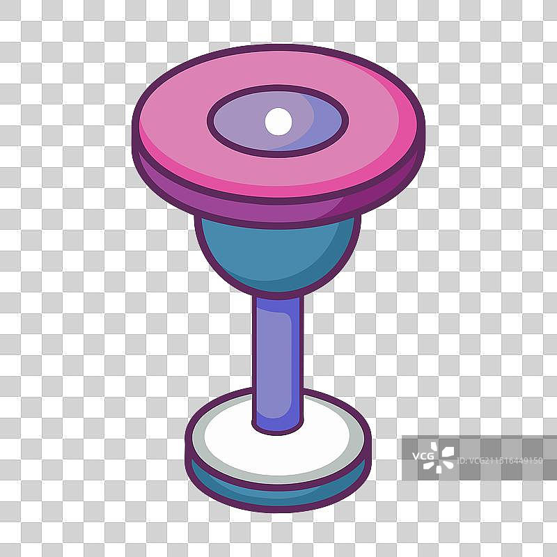 白色背景上的卫生间吸盘图片素材