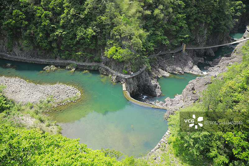 金华磐安县十八涡景区图片素材