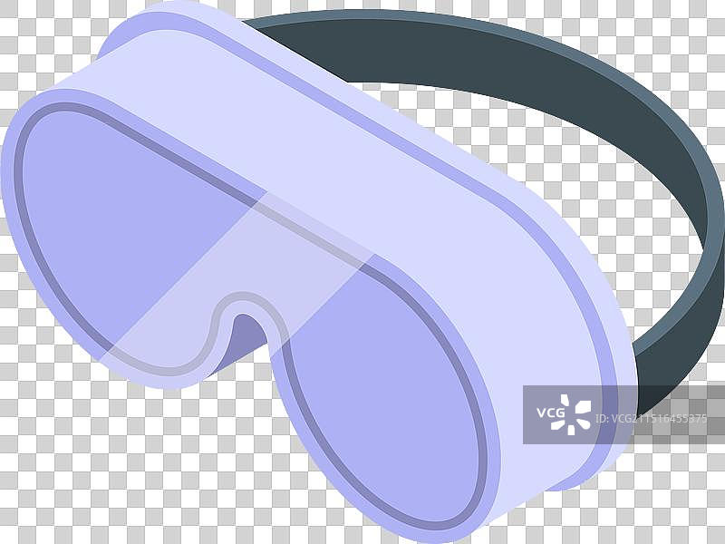 手术期间保护眼睛的医用护目镜图片素材