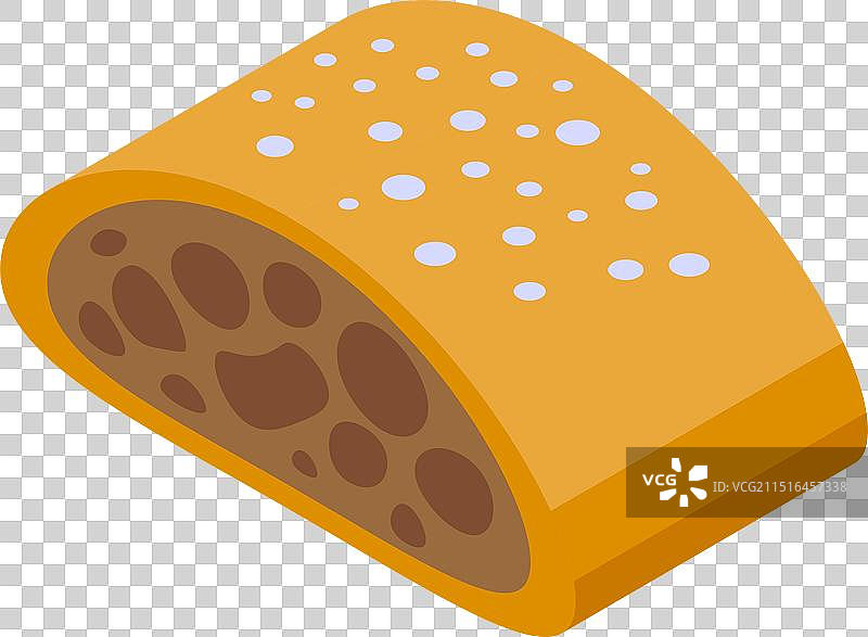 美味的苹果馅卷2.5D展示图片素材