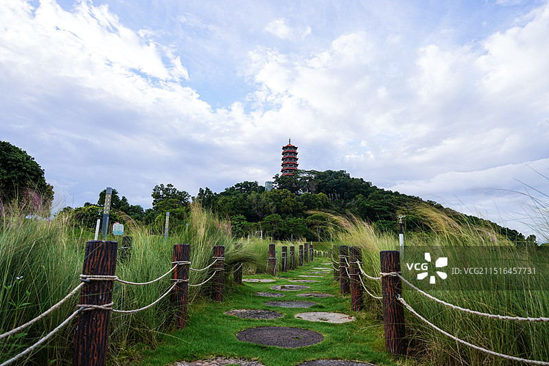 深圳光明区红花山公园图片素材