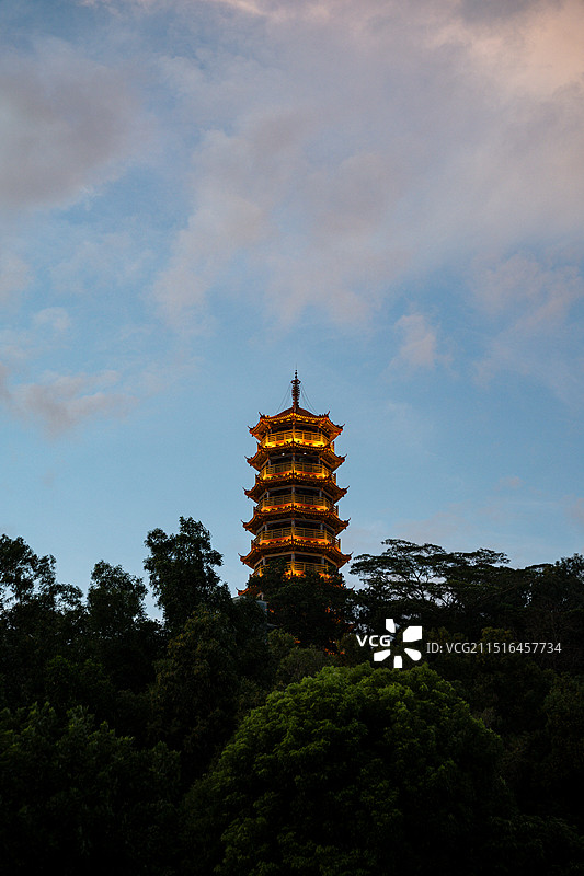 深圳光明区红花山公园图片素材