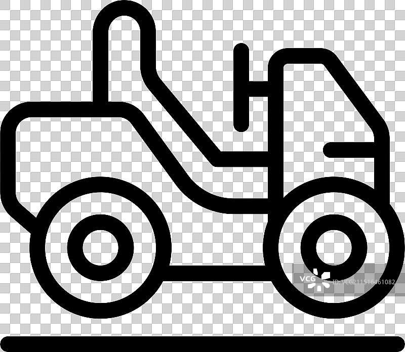 军用车辆侧视简笔画图片素材