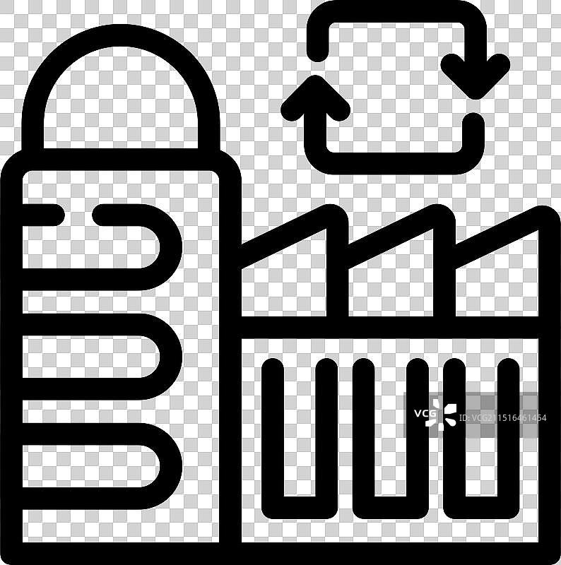 实施循环经济的工业建筑图片素材