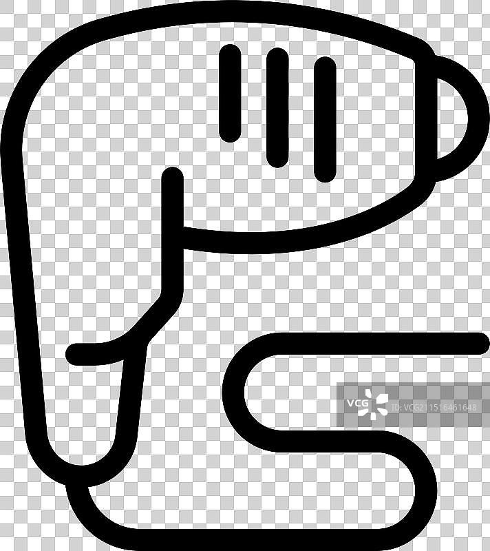 电动手钻建筑工具图标图片素材