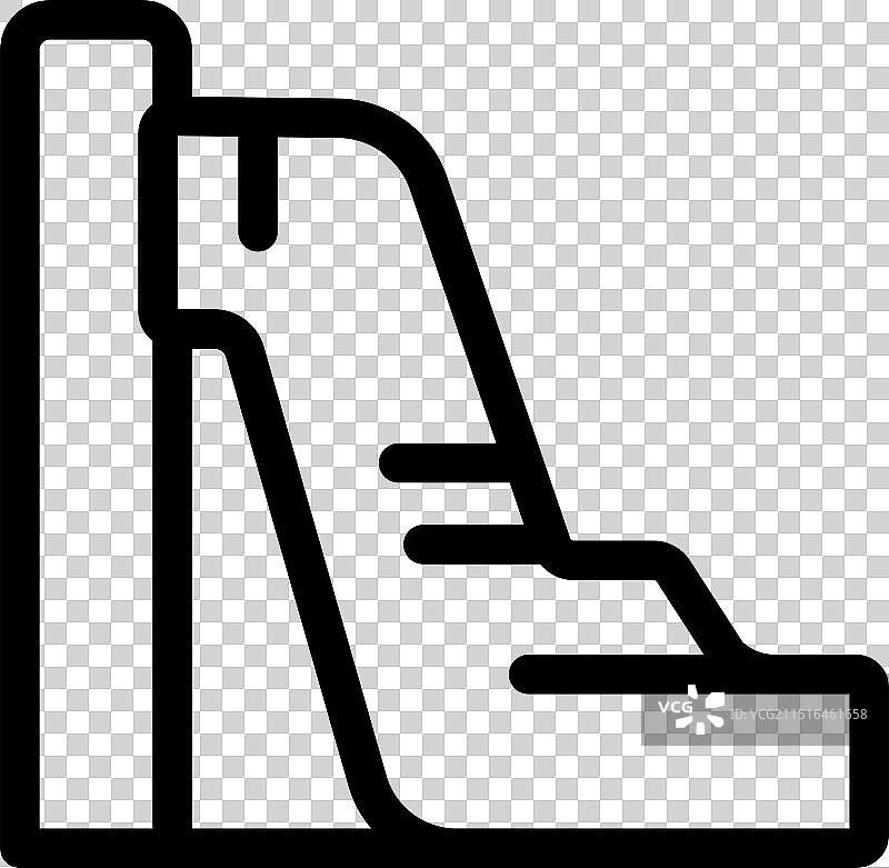 提供乐趣和娱乐的操场滑梯图片素材