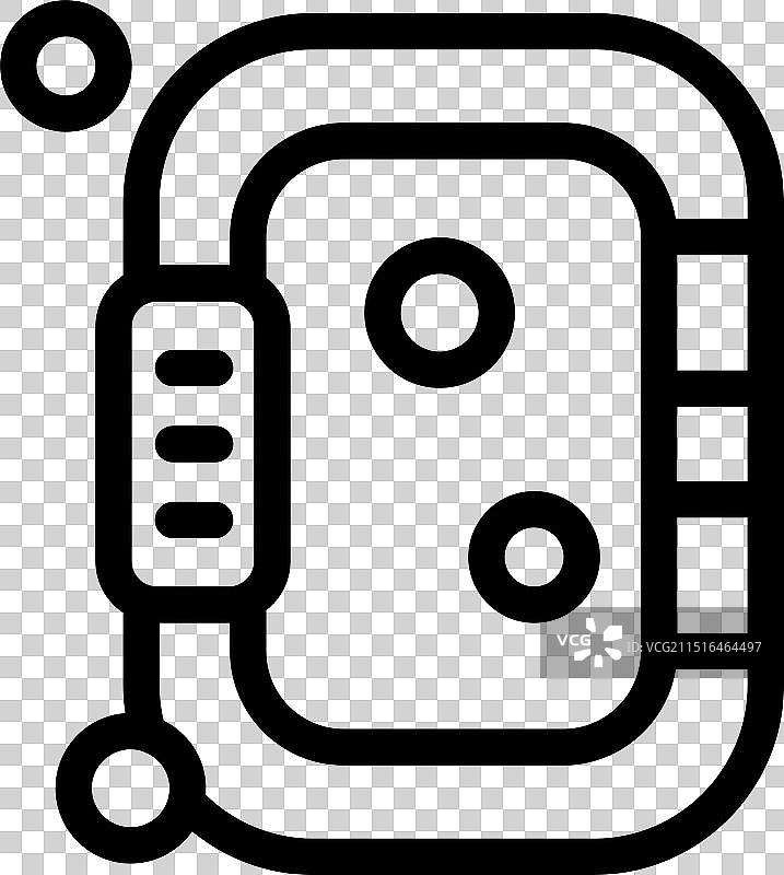 智能手表连接到现代按摩浴缸图片素材