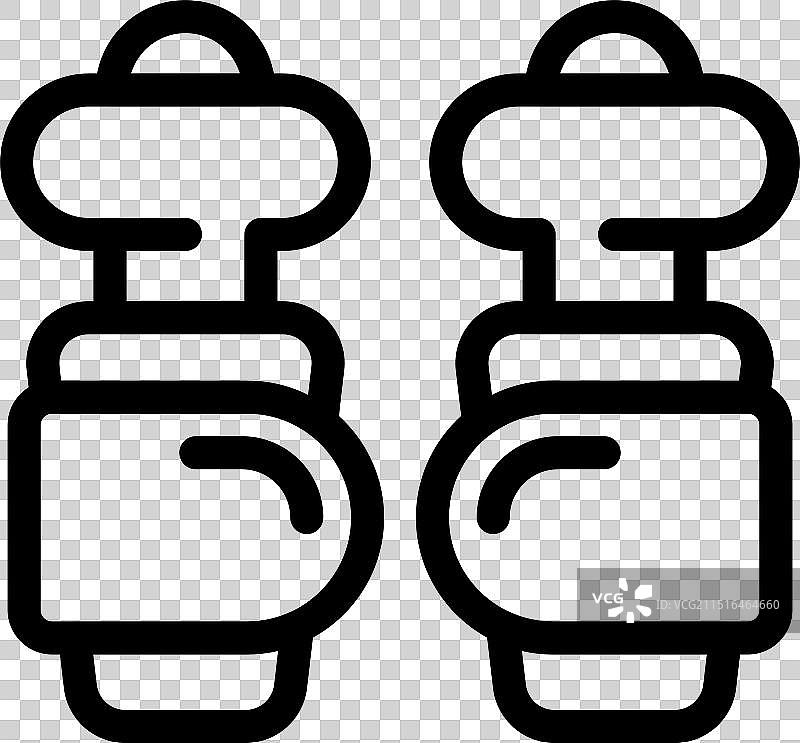 使用GPS导航系统的高尔夫球车司机图标图片素材